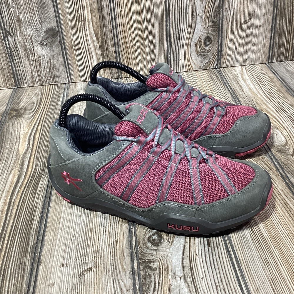 Kuru Chicane Womens Size 7.5 M Pink Gray Athletic Running Walking Shoes Sneakers